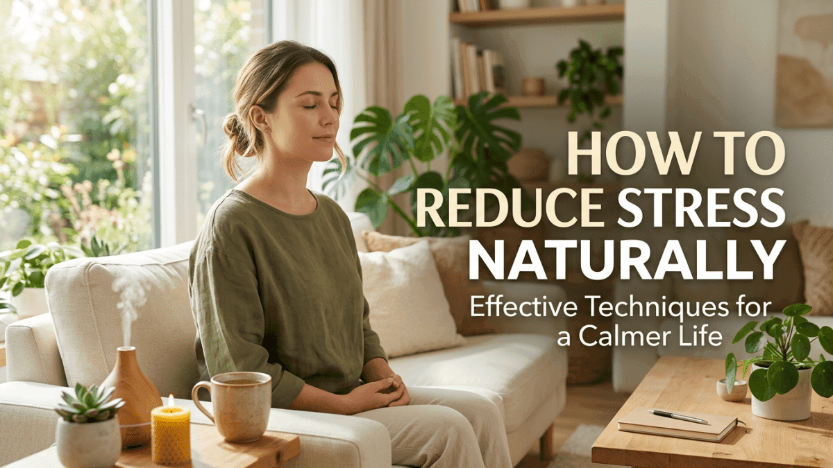 How to Reduce Stress Naturally: Effective Techniques for a Calmer Life