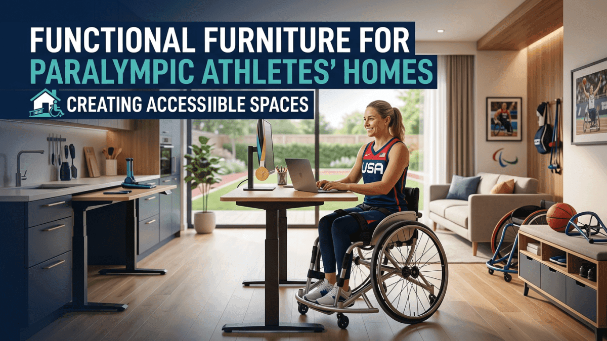 Functional Furniture for Paralympic Athletes' Homes: Creating Accessible Spaces