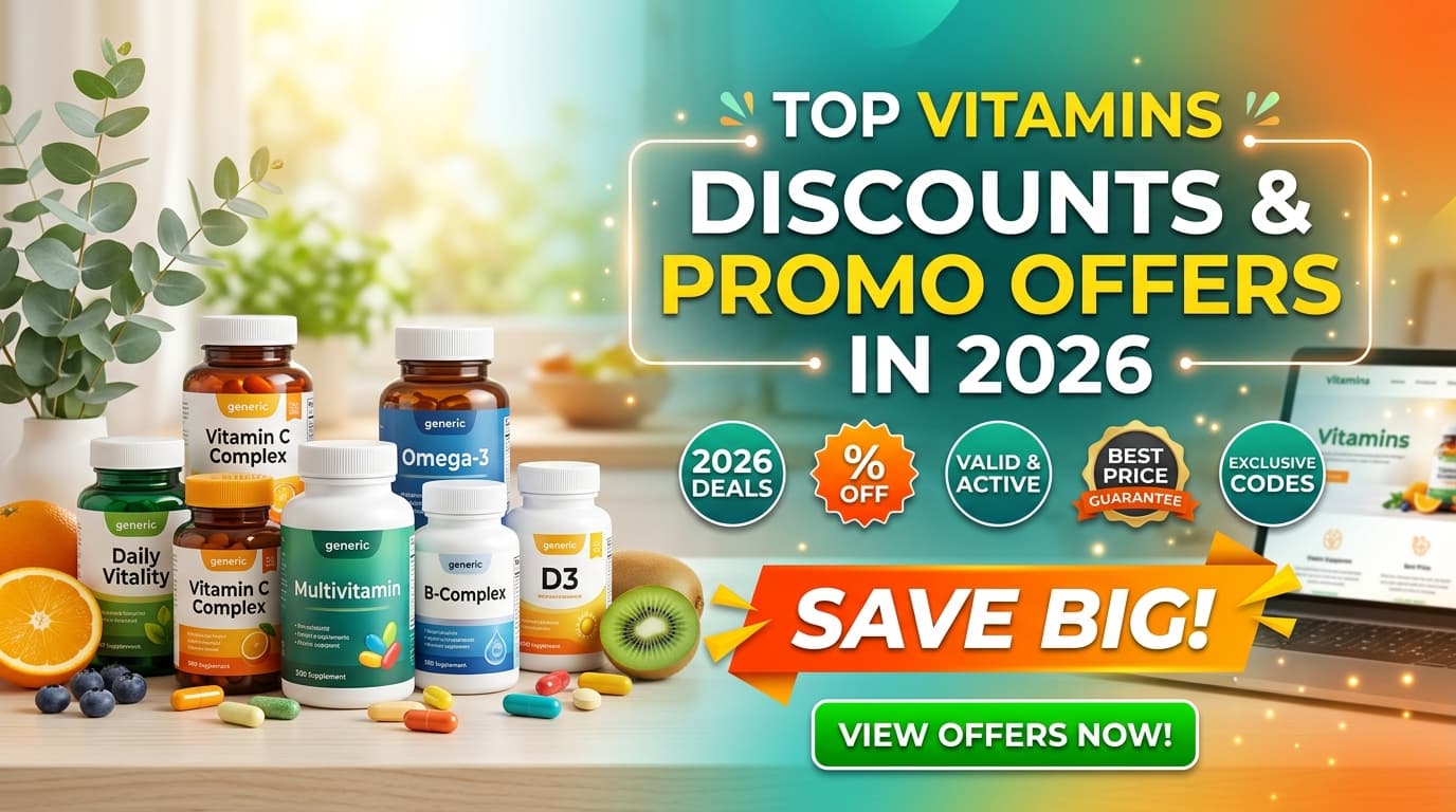 Top Vitamins Discounts and Promo Offers in 2026